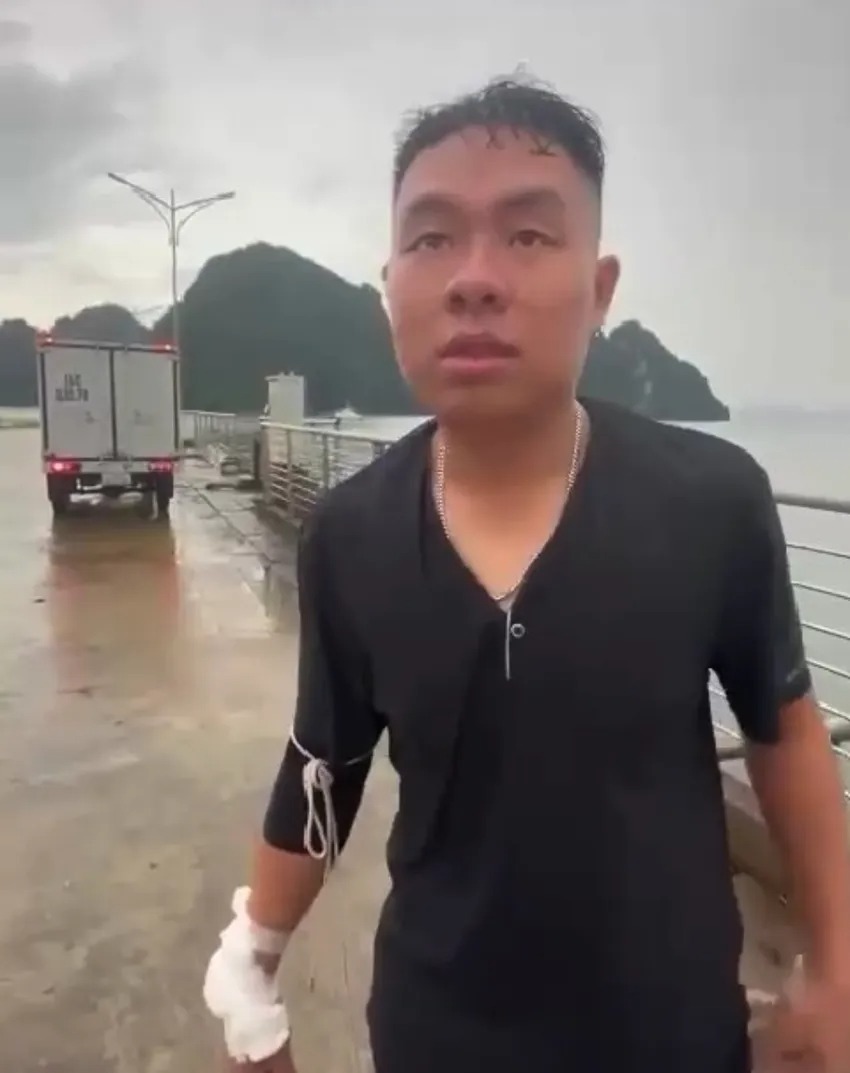 Người sống sót trong vụ lật tàu trên vịnh Hạ Long: Chúng tôi bơi 3 giờ trên biển thì được cứu