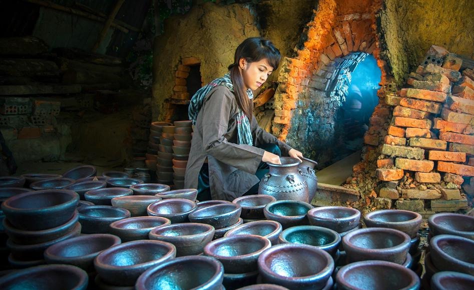 Nghề gốm trải qua 4 thế kỷ ở Quảng Ngãi được công nhận di sản văn hóa phi vật thể