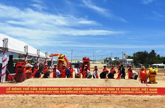Đầu tư hơn 11 triệu USD khu sản xuất - dịch vụ tại Dung Quất