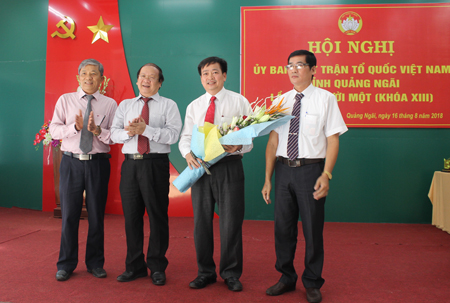 Quảng Ngãi có tân Chủ tịch Ủy ban MTTQ tỉnh