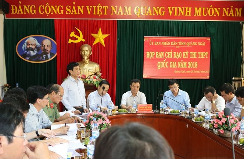 Quảng Ngãi có 12.691 học sinh đăng ký dự thi quốc gia năm 2018