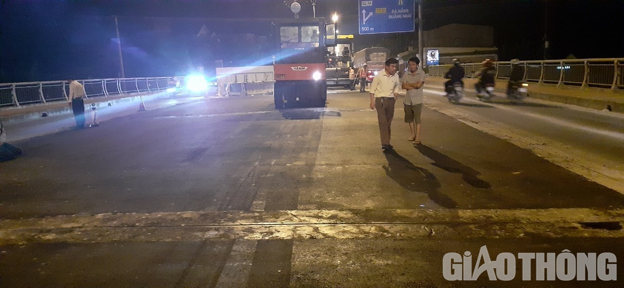 Hoàn thành sửa chữa cầu La Hà, lưu thông trên QL1 qua Quảng Ngãi thông suốt