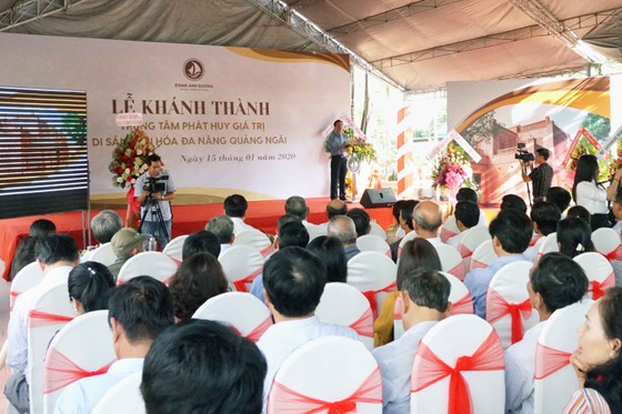 Khánh thành Trung tâm Phát huy giá trị di sản văn hóa đa năng Quảng Ngãi