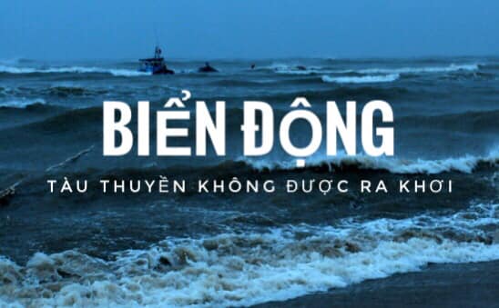 VÙNG BIỂN QUẢNG NGÃI GIÓ MẠNH CẤP 7, TÀU THUYỀN KHÔNG NÊN RA KHƠI