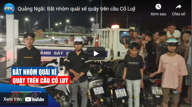 Bắt nhóm quái xế quậy trên cầu Cổ Luỹ