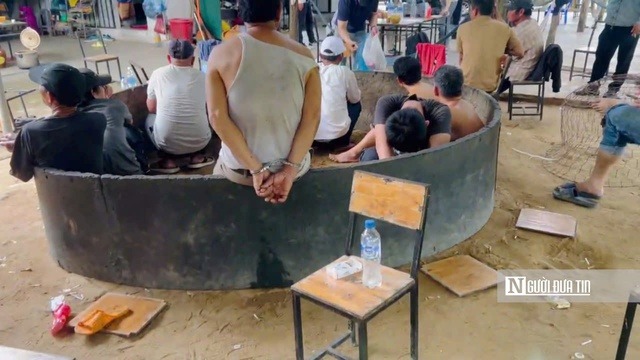 Xã Bình Sơn :Triệt xóa điểm cá độ đá gà quy mô lớn trong quán cà phê
