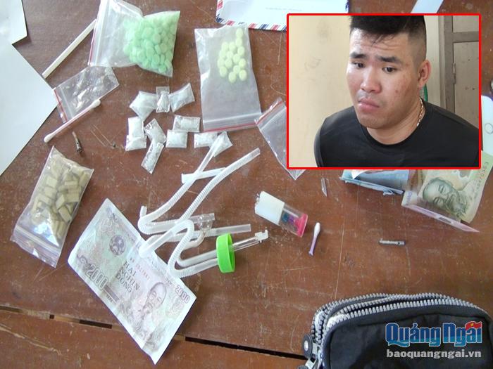 TP.Quảng Ngãi: Bắt đối tượng bán ma túy đá và tổng hợp