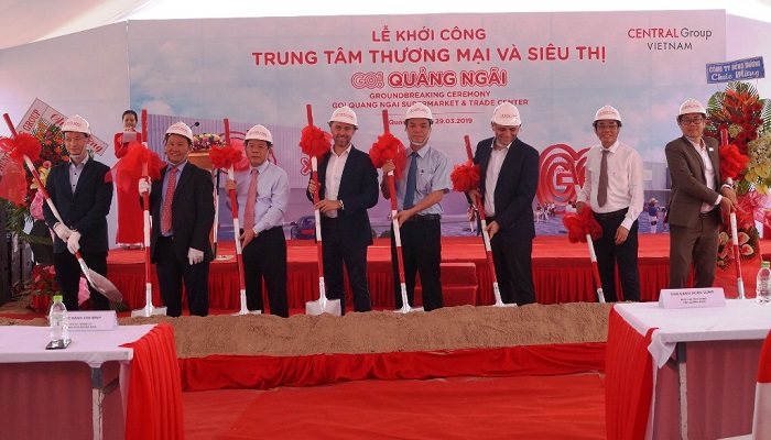 Động thổ Dự án Trung tâm thương mại và siêu thị Go! Quảng Ngãi