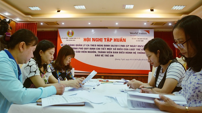 Quảng Ngãi: Tập huấn cho báo cáo viên nguồn về Luật trẻ em