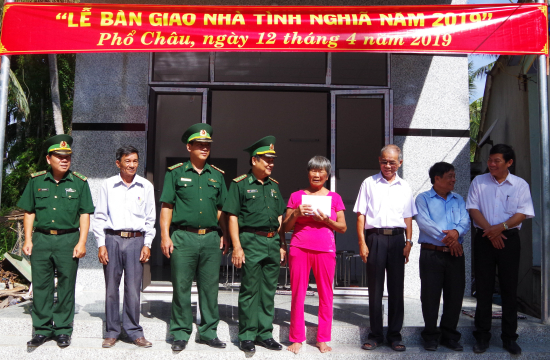 BĐBP Quảng Ngãi bàn giao Nhà tình nghĩa cho người có công