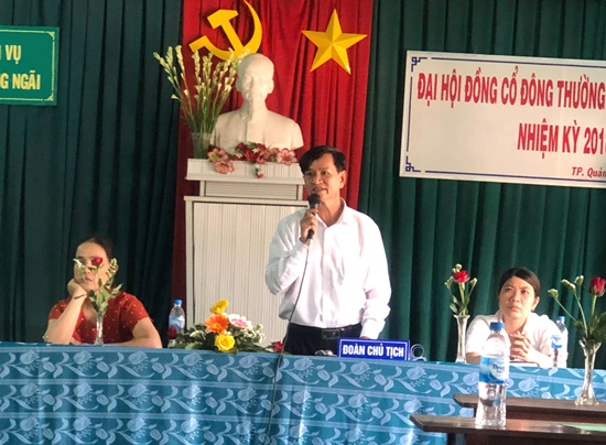 Khởi kiện Chủ tịch HĐQT Công ty CP GTVT Quảng Ngãi
